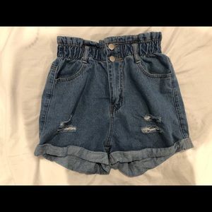 Paperbag Denim Shorts!